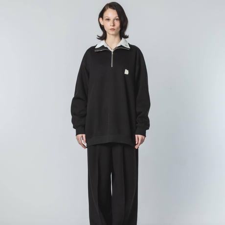 HalfZip Sweat - ブラック