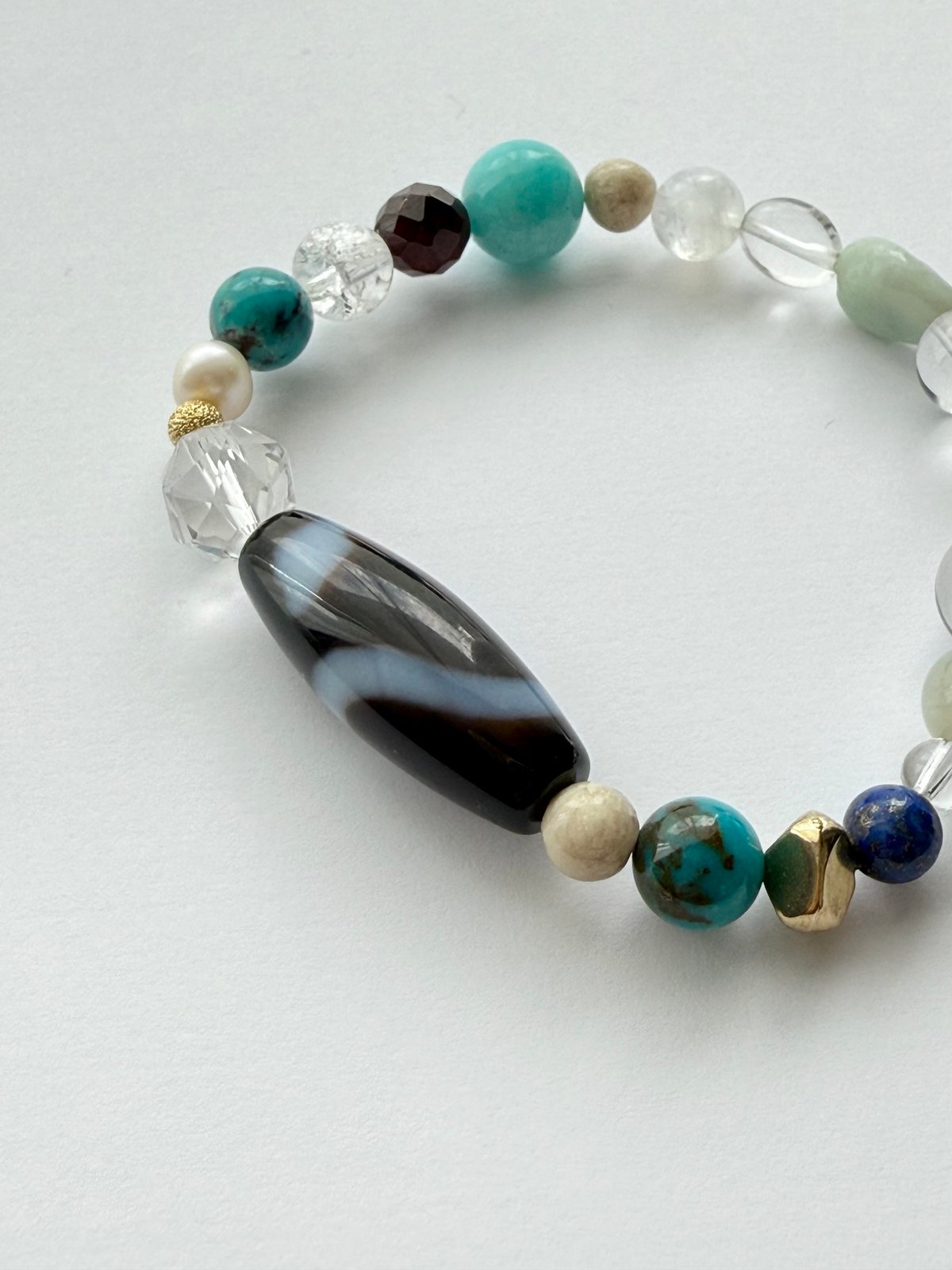 KANTO~天空のお守りブレスレット【女神の遣い白蛇ICHIKISHIMA