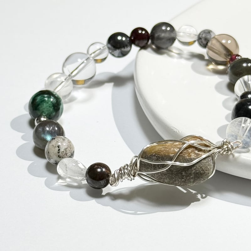 生珠-龍の宝珠ブレスレット【剣TSURUGI】 | お守りアクセサリーBuLi