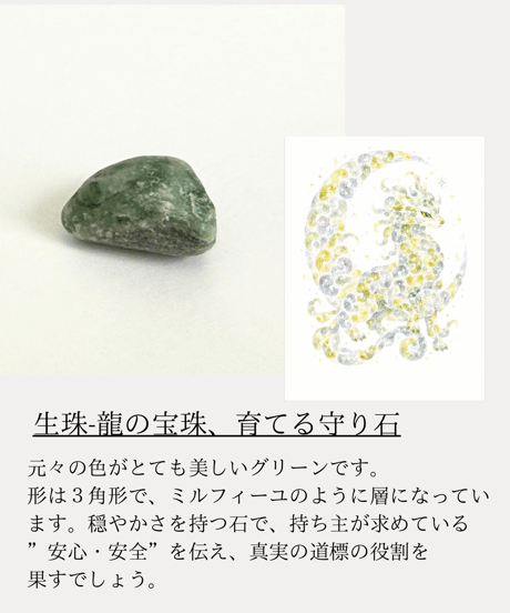 育てるお守り”生珠-龍の宝珠”C