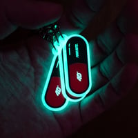 Capsule key chain MINI “KND”