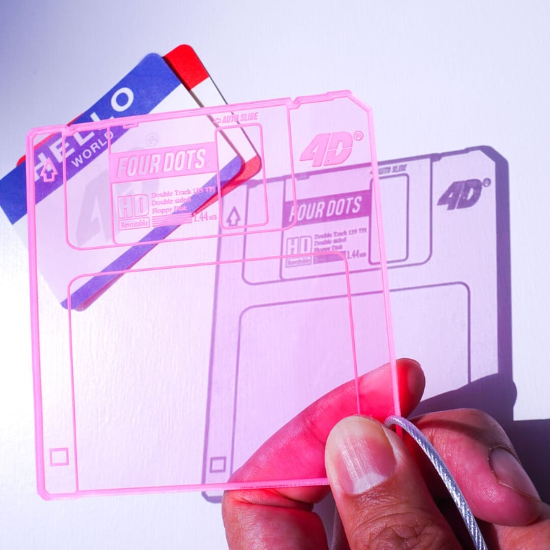 4D®︎ 1.44MB Pink | FOUR DOTS®︎ 4D®︎ 1.44MB Pink | FOUR DOTS®︎
