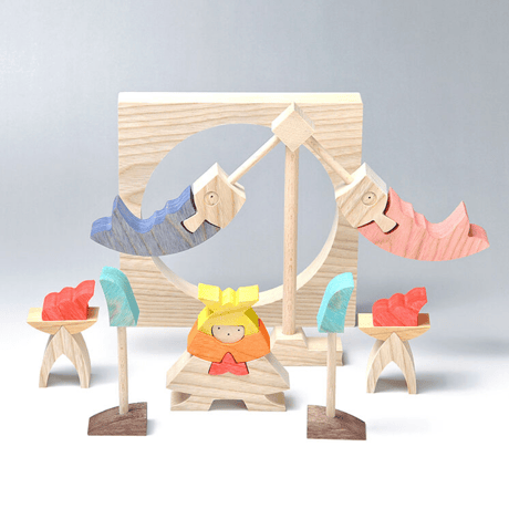 小黒三郎　金時山の相撲大会 小黒三郎・五月人形 KK123 【金時山の相撲大会】遊プラン お節句