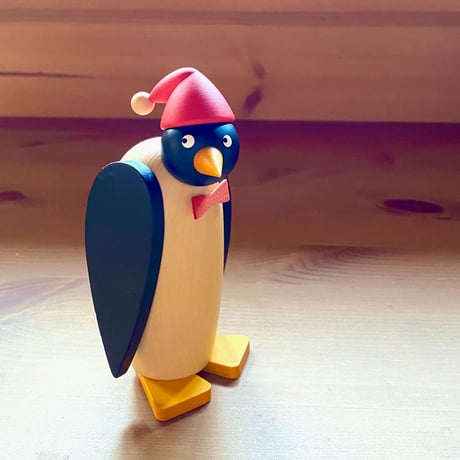 【マーティン工房】大きな赤帽子のペンギン