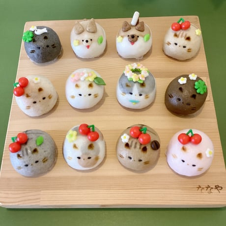 季節のねこさんと犬さん12匹セット（6月19日発送）