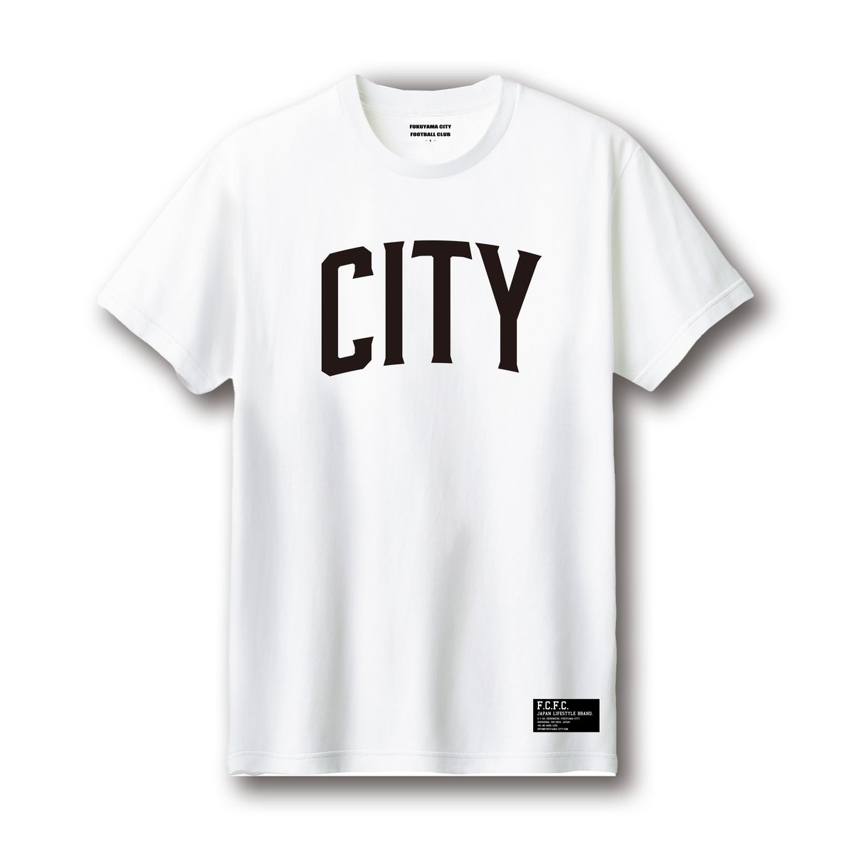 CITY Tシャツ（半袖）ホワイト | 福山シティFC / オンラインショップ