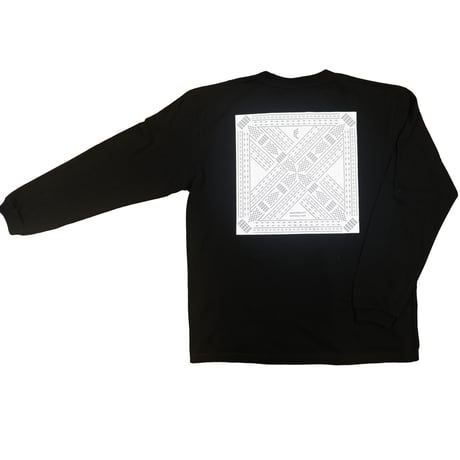 F.C.F.C.プリントビッグシルエットロンT（ブラック）