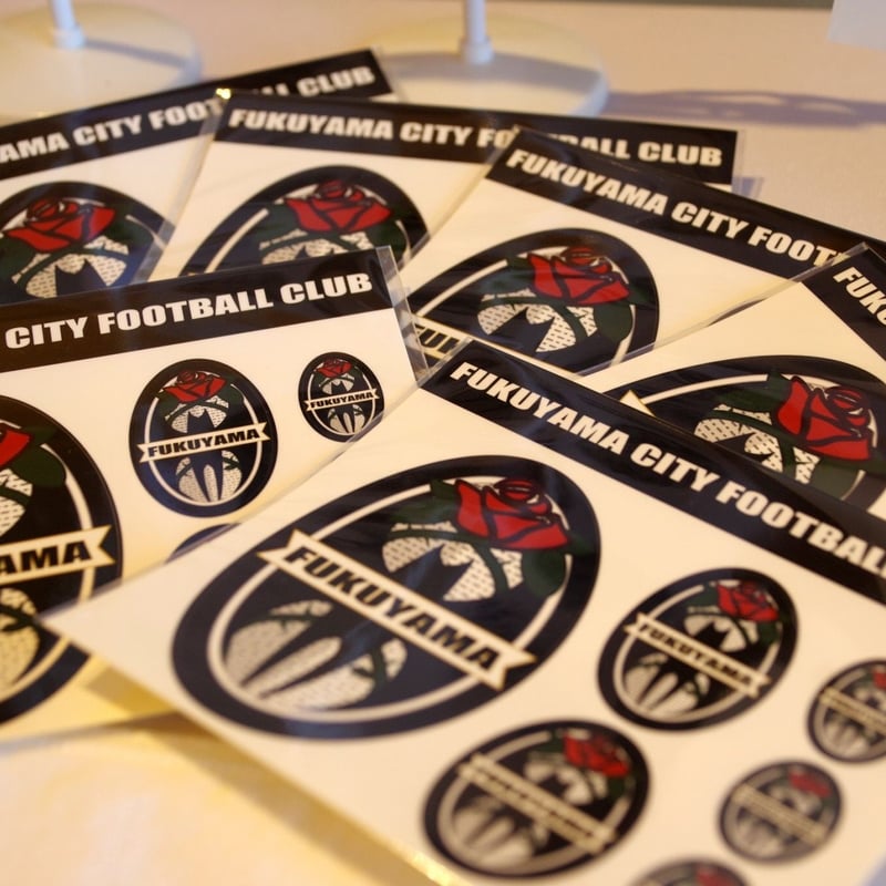 サッカー　ステッカー エンブレムステッカー | 福山シティFC / オンラインショップ