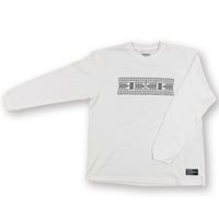 F.C.F.C.プリントビッグシルエットロンT（ホワイト）