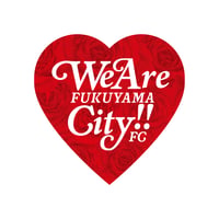 We Are FUKUYAMA City FC ハートステッカー