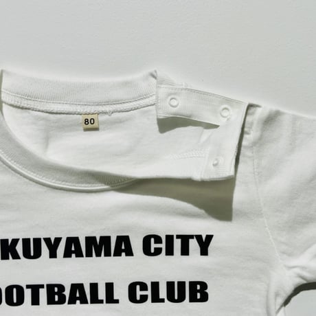FOOTBALL ベビーTシャツ（半袖）ホワイト