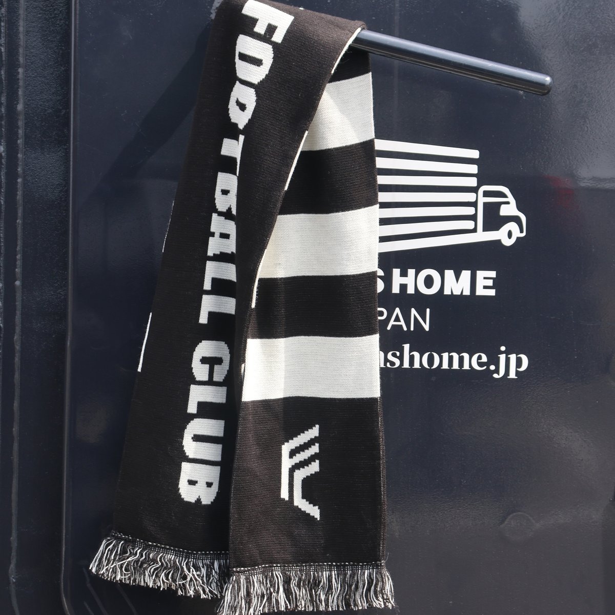 Vintage フットボールマフラー　再構築ジャケット 英国製フットボールマフラー 2ndモデル | 福山シティFC / オンライン