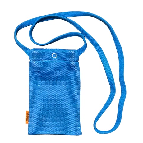 マムアンちゃん・ニットミニサコッシュ・ブルー／Mamuang Knit Mini Pouch Blue