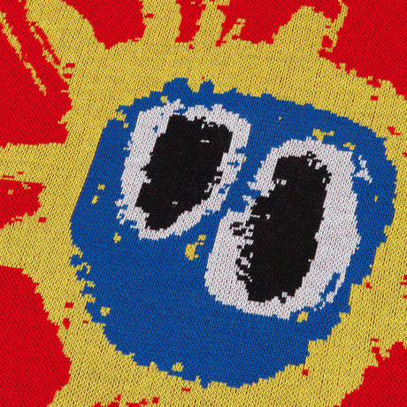 Primal Scream "screamadelica" CREWNECK SWEATER / RED