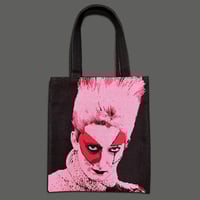 パンダコパンダ・ニットトートバッグ〈ワインレッド〉 | AMIMONO