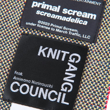 Primal Scream "screamadelica" CREWNECK SWEATER / BLACK