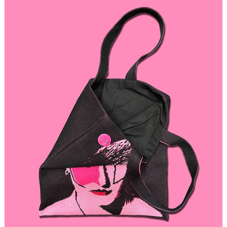 JORDAN Knit Tote Bag with Badge