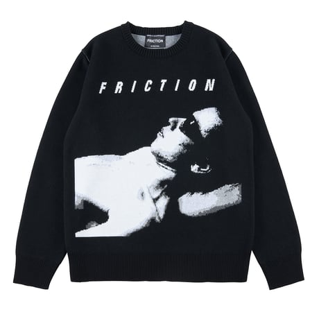 KNIT GANG COUNCIL "FRICTION" CREW NECK SWEATER "軋轢"
