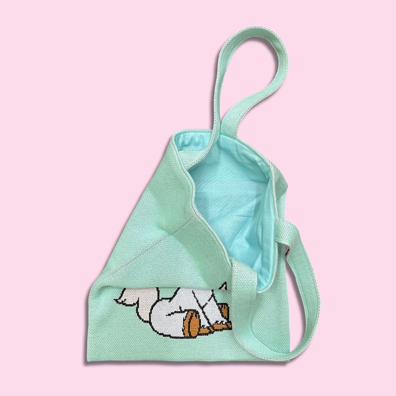 ユニコ・ニットバッグ／UNICO Knit Tote〈MINT〉 | AMIMONO☆HORI