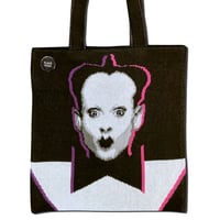 パンダコパンダ・ニットトートバッグ〈ワインレッド〉 | AMIMONO