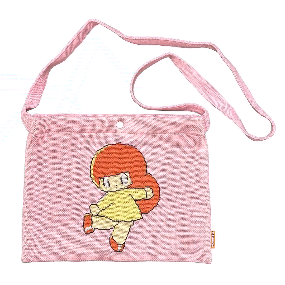 マムアンちゃん・ニットサコッシュ・ピンク／Mamuang Knit Sacoche
