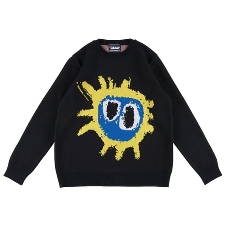 Primal Scream "screamadelica" CREWNECK SWEATER / BLACK