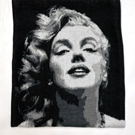 マリリン・モンロー ニットバッグ／Marilyn Monroe Knit Tote Bag