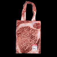 肉ニットバッグ　MEAT tote bag