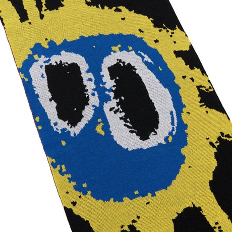 Primal Scream "screamadelica"  KNIT SCARF / BLACK