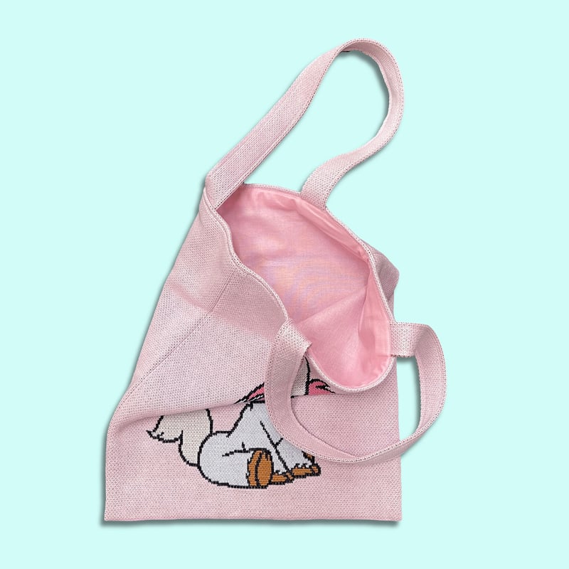 ユニコ・ニットバッグ／UNICO Knit Tote〈PINK〉 | AMIMONO☆HORI