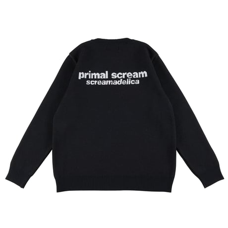Primal Scream "screamadelica" CREWNECK SWEATER / BLACK