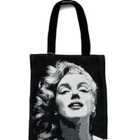 マリリン・モンロー ニットバッグ／Marilyn Monroe Knit Tote Bag