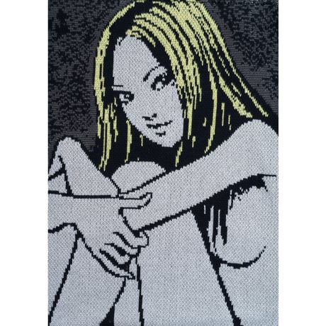 富江 KNIT TOTE BAG「富江 D」