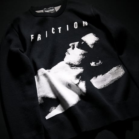 KNIT GANG COUNCIL "FRICTION" CREW NECK SWEATER "軋轢"
