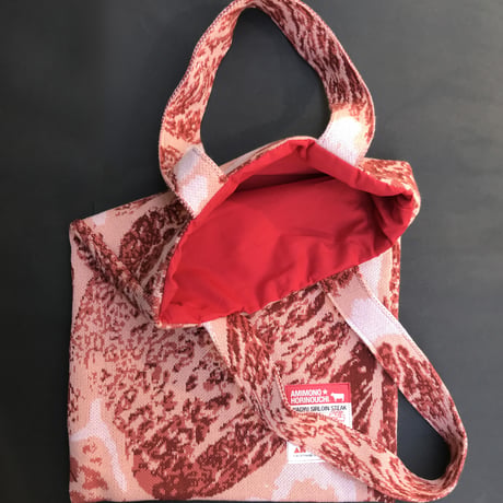 肉ニットバッグ　MEAT tote bag