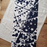 【一枚一枚手染めによるハンドメイド】cue original Tenugui
