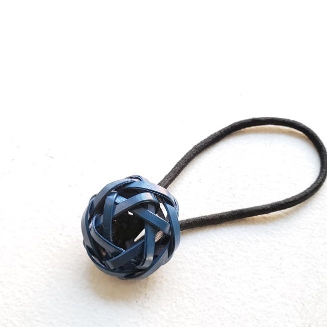 職人によるハンドメイドの一点物】竹のかみどめ（紺碧） | solairodays