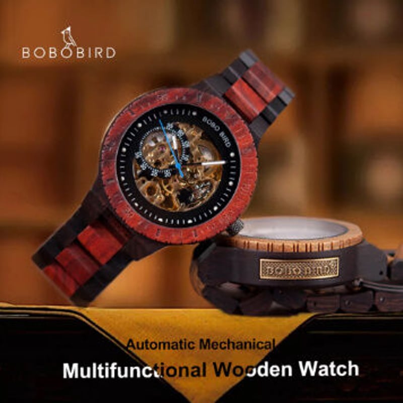 bobobird ボボバード 海外人気 メンズ木製機械式腕時計 | Ranunculus