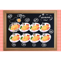 🍅OmuriceBTS🍽️ Keyring
