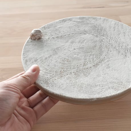 【アンパル陶房】宮良ゆうな ヤドカリのアクセサリートレイ
