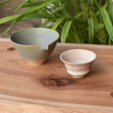 【岩山陽平】-marble- green 片口