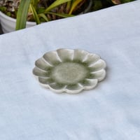 【阿部恵里】輪花皿 小