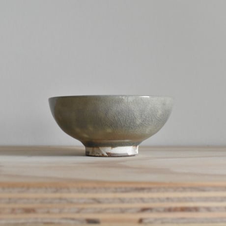 【一菁陶園】粉引 青 ご飯茶碗 φ11cm