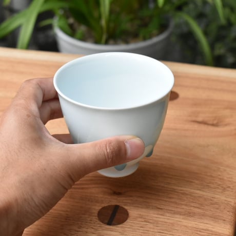 再入荷【西隆行】雫 グラス 開型 大