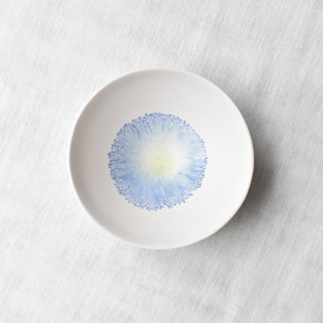 【片瀬有美子】moca (青) rice bowl (flat)