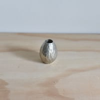 【金細工まつ】琉球錫器 純錫一輪挿 イジュ（ 口細）