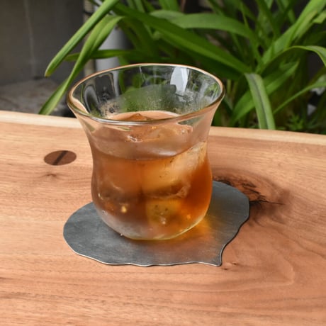 【金細工まつ】琉球錫器 / 純錫 デイゴ葉皿