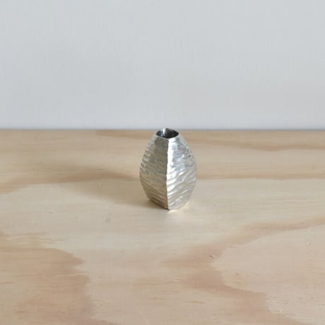 【金細工まつ】琉球錫器 純錫一輪挿 スーティチャー