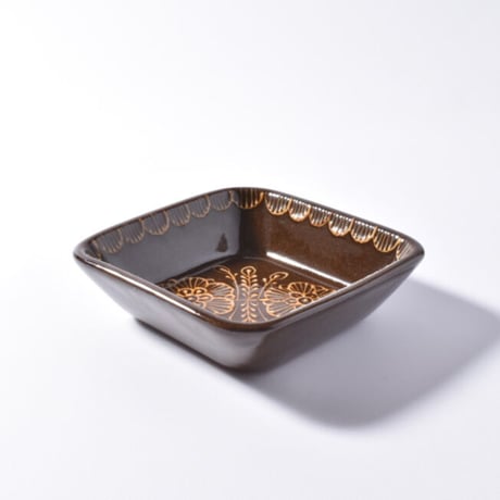 【谷口なづみ】utuwa+ 茶いっちん 角小皿