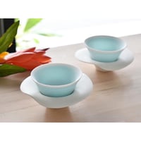 【アンパル陶房】宮良断 透 茶器（海風）